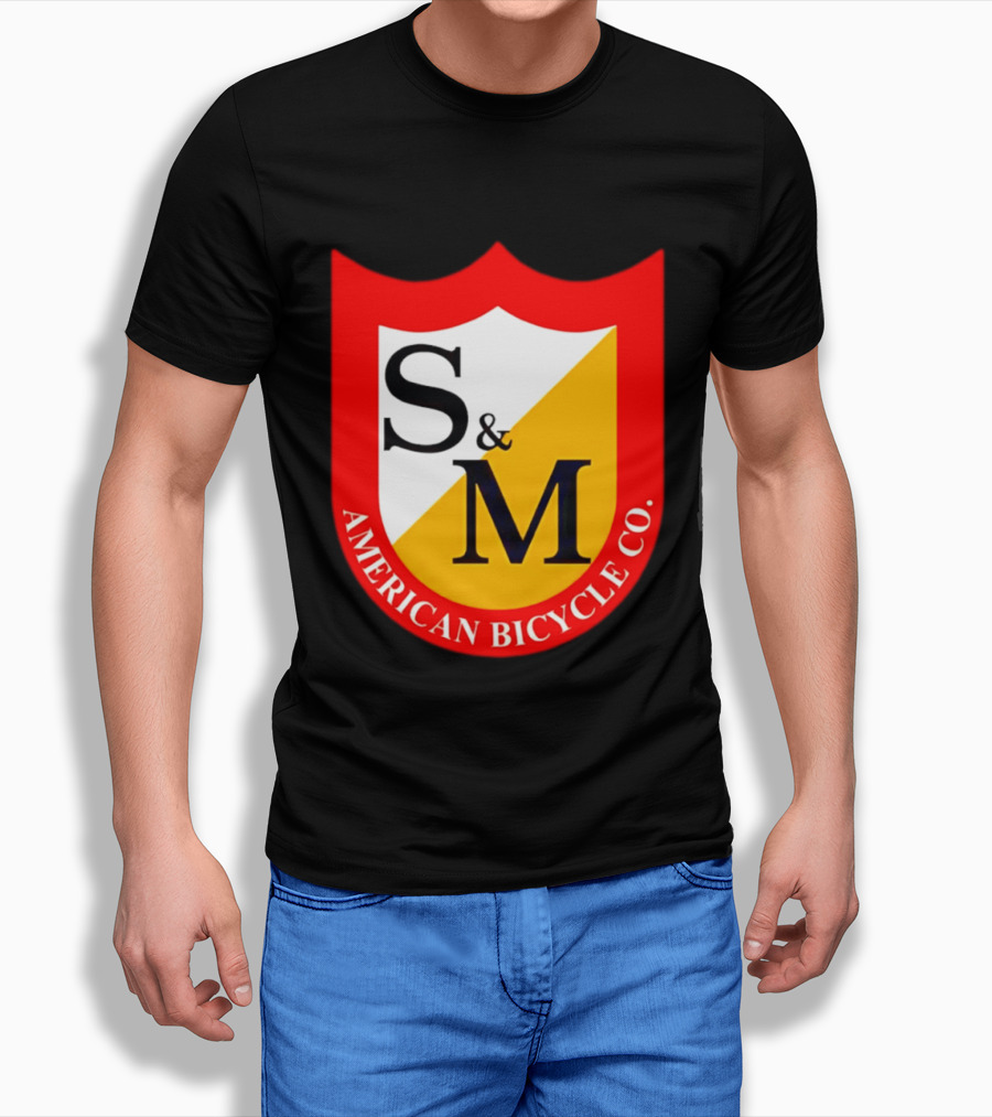 S&M American Bicycle Co Shield T-Shirt
