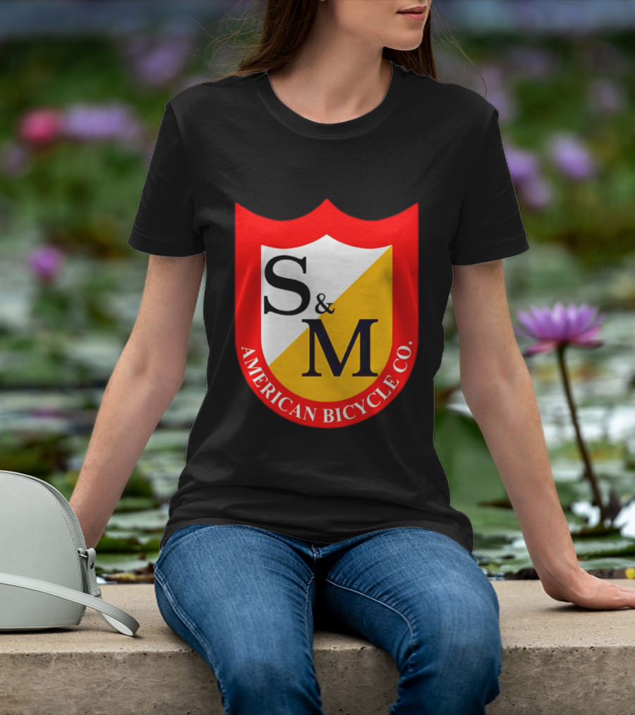 S&M American Bicycle Co Shield T-Shirt