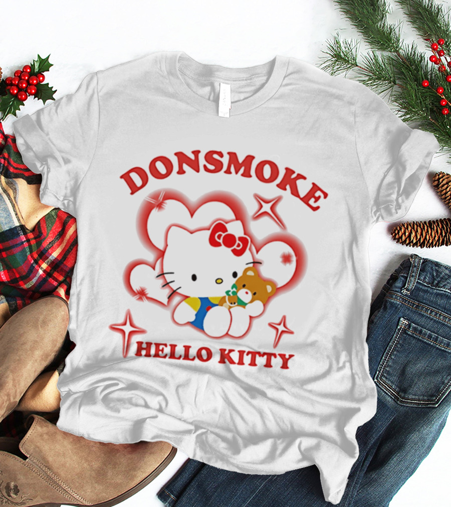 Hello Kitty Sanrio Family Don Smoke T-Shirt