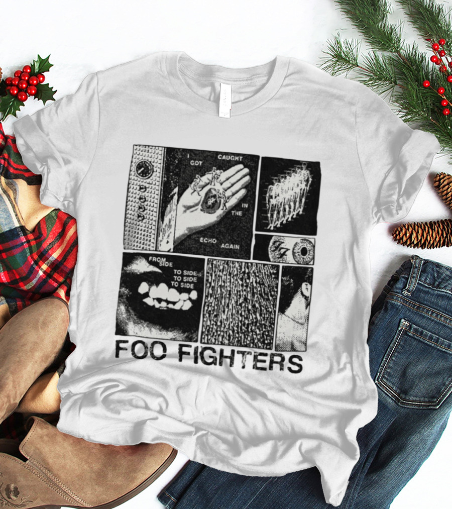 Foo Fighters I Got Caught In The Echo Again From Side To Side T-Shirt