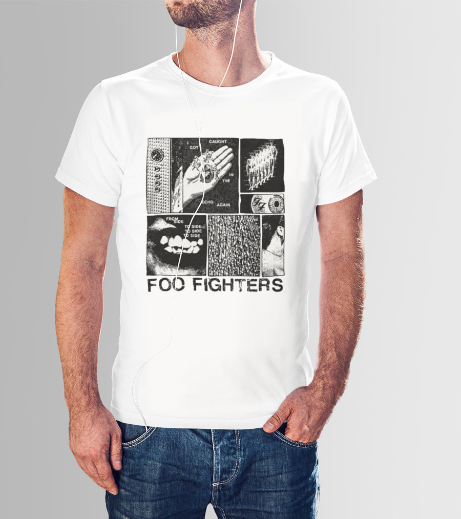 Foo Fighters I Got Caught In The Echo Again From Side To Side T-Shirt