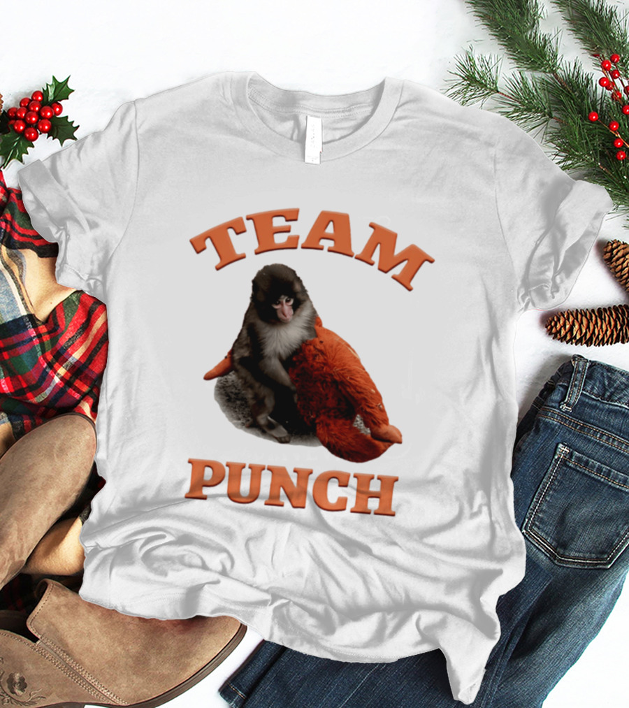 Team Punch Monkey 2026 Collage T-Shirt