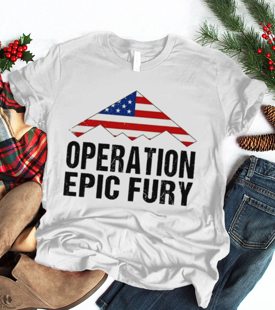 Operation Epic Fury American Flag Patriotic T-Shirt