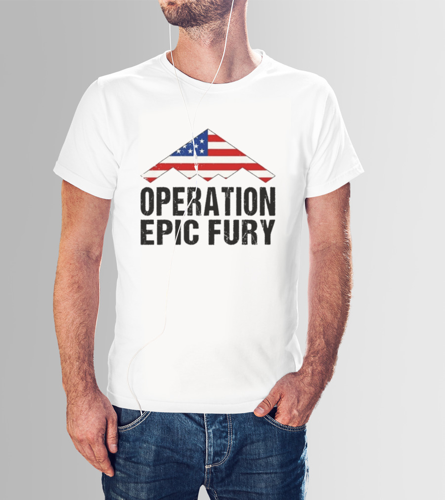 Operation Epic Fury American Flag Patriotic T-Shirt
