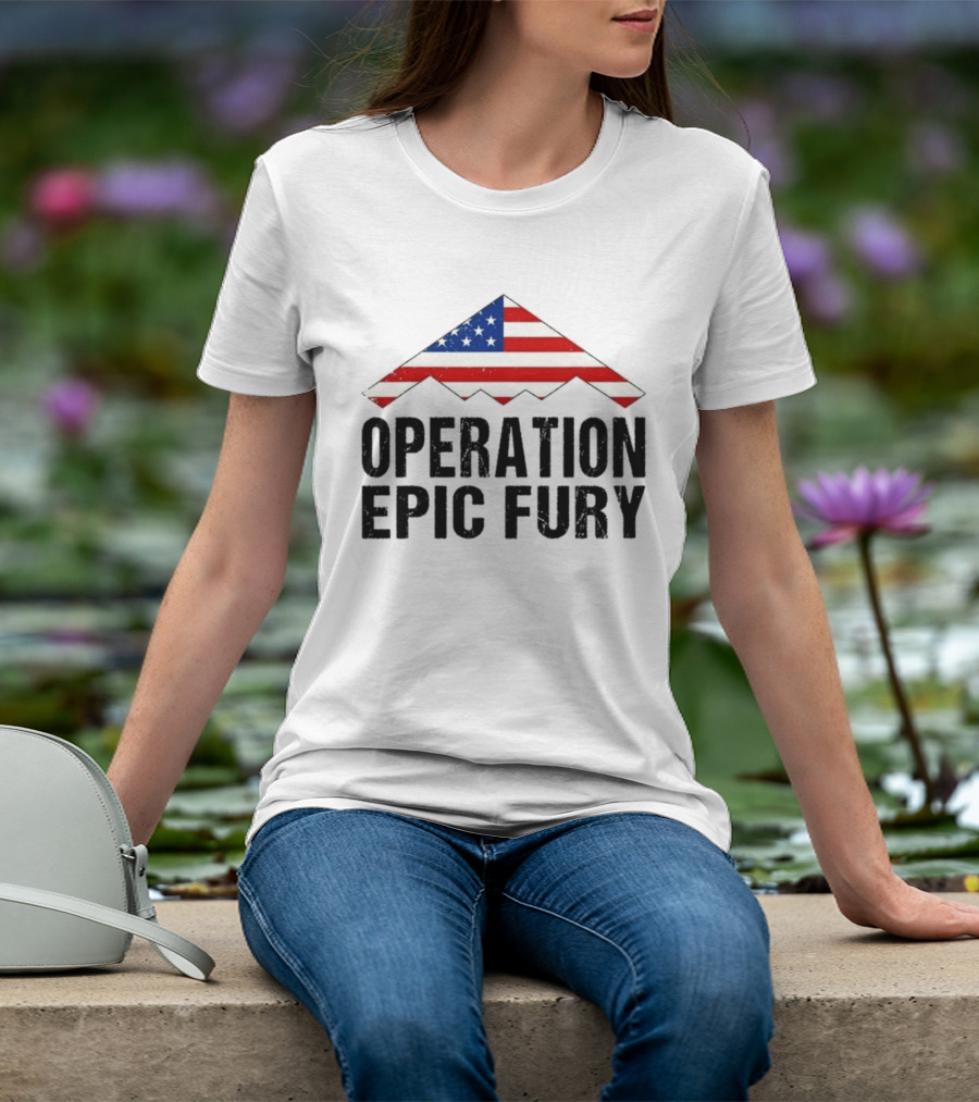 Operation Epic Fury American Flag Patriotic T-Shirt