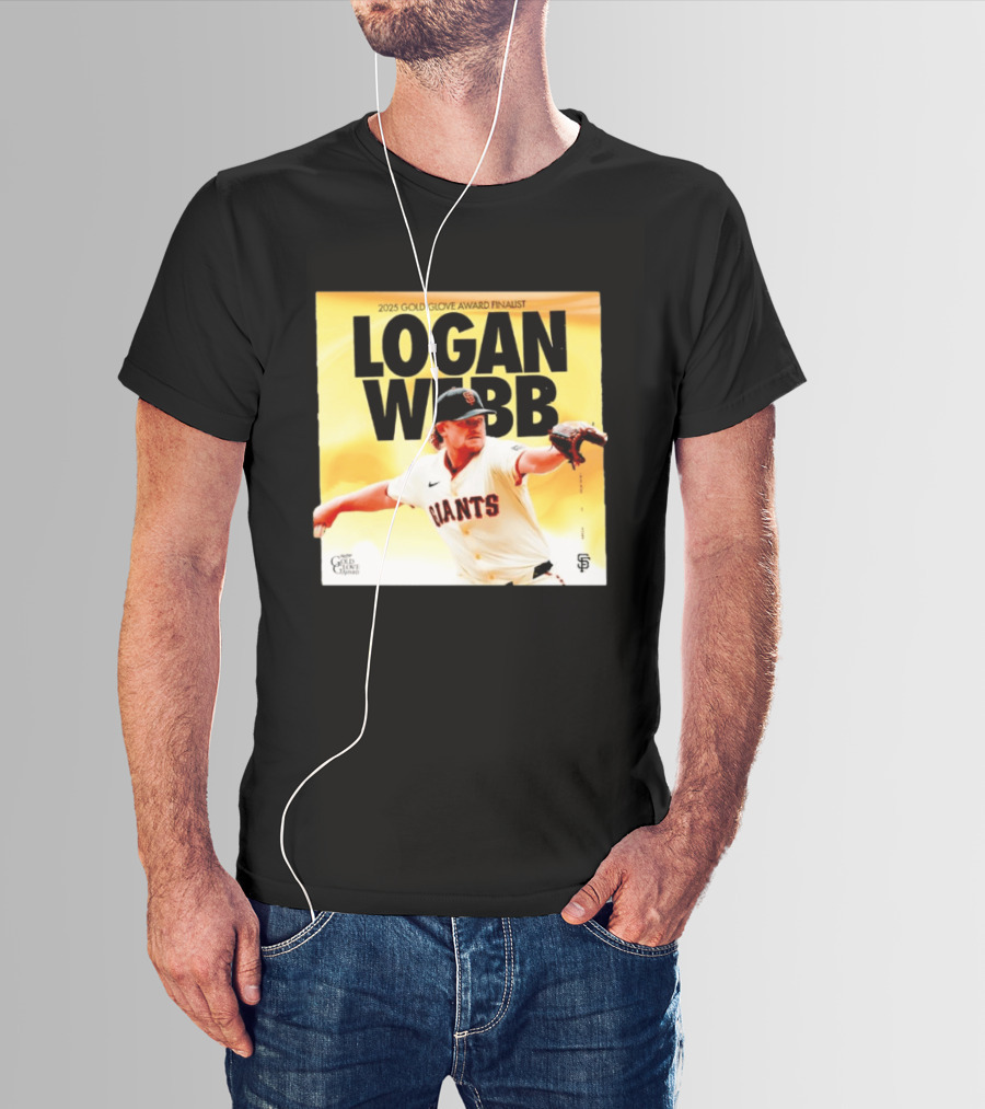 2025 Gold Glove Award Finalist Logan Webb Giants T-Shirt