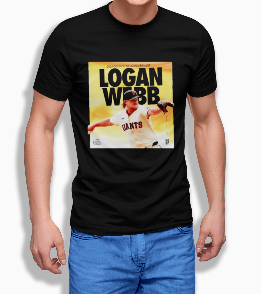 2025 Gold Glove Award Finalist Logan Webb Giants T-Shirt