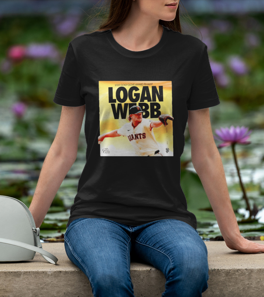 2025 Gold Glove Award Finalist Logan Webb Giants T-Shirt