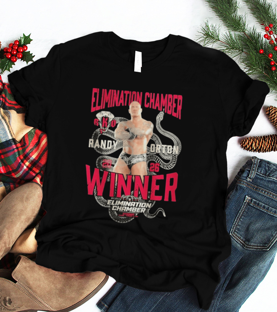 Elimination Chamber 2026 Randy Orton RKO Winner Chicago T-Shirt