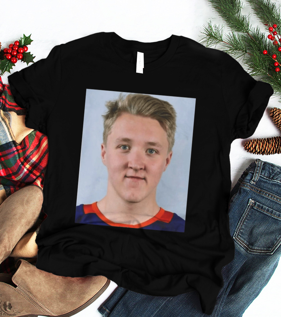 Simon Holmstrom New York Islanders Profile Player T-Shirt