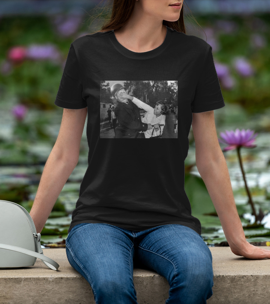 Pamela Echols Punching A Policeman Vintage Protest Moment T-Shirt
