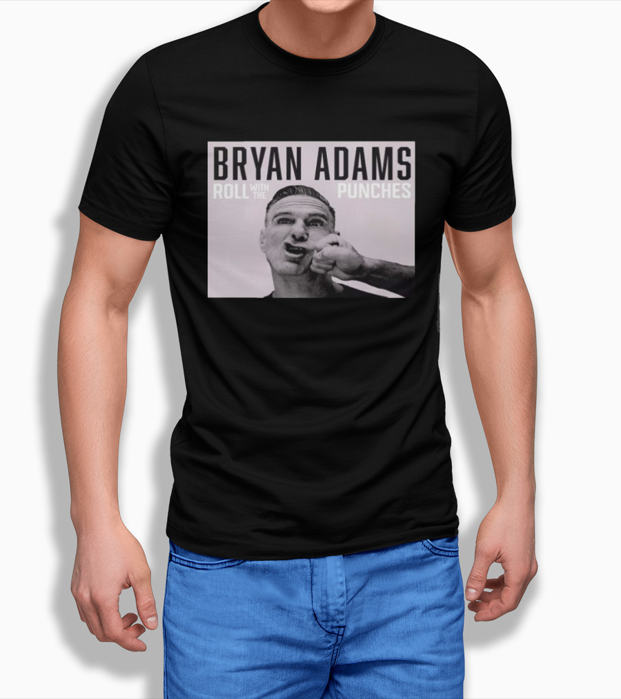 Bryan Adams Roll With The Punches Tour 2026 Dates T-Shirt