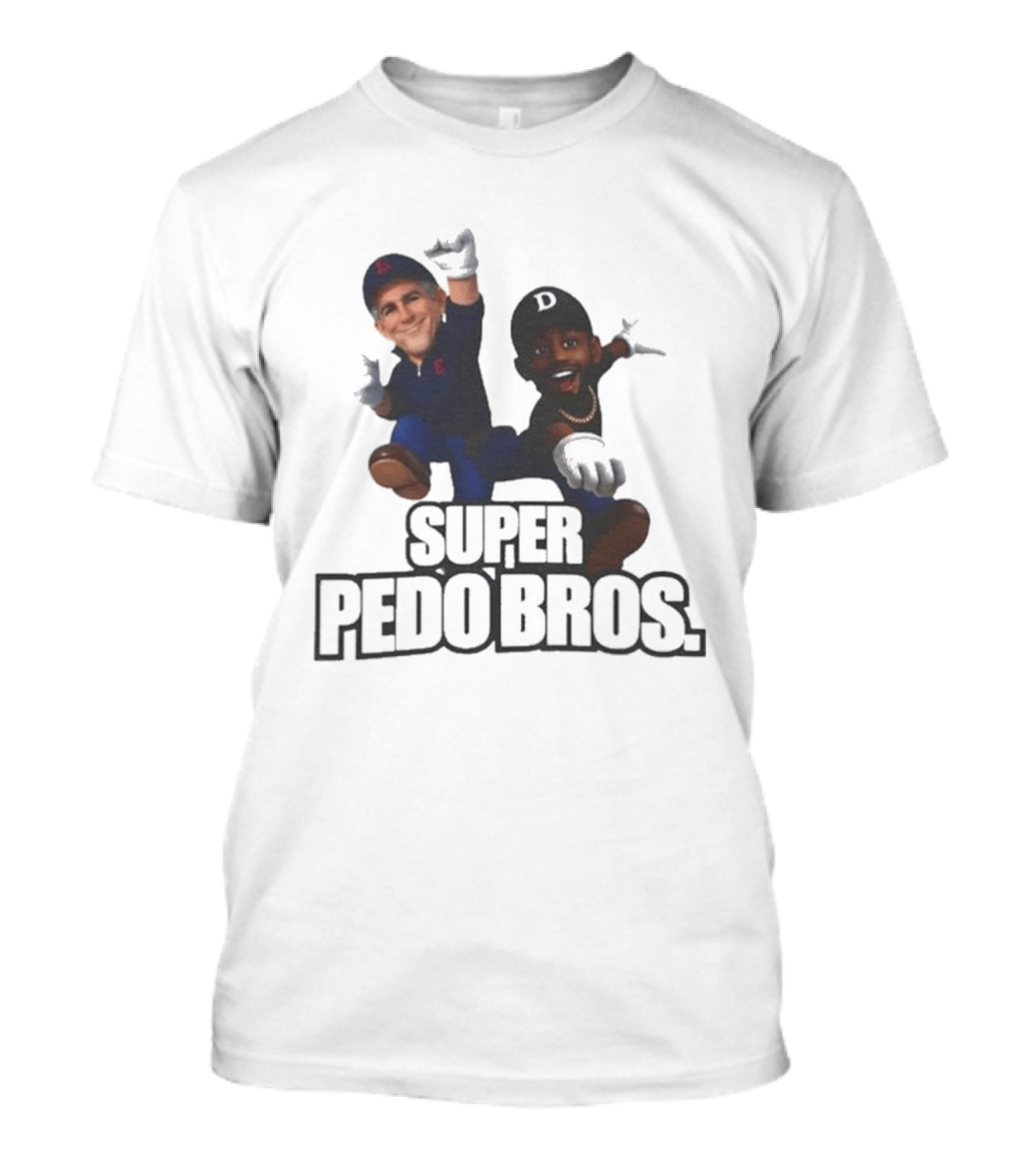 Super Pedo Bros Satire 8 Bit T-Shirt