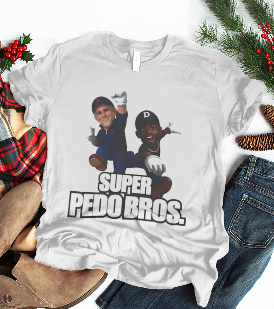 Super Pedo Bros Satire 8 Bit T-Shirt