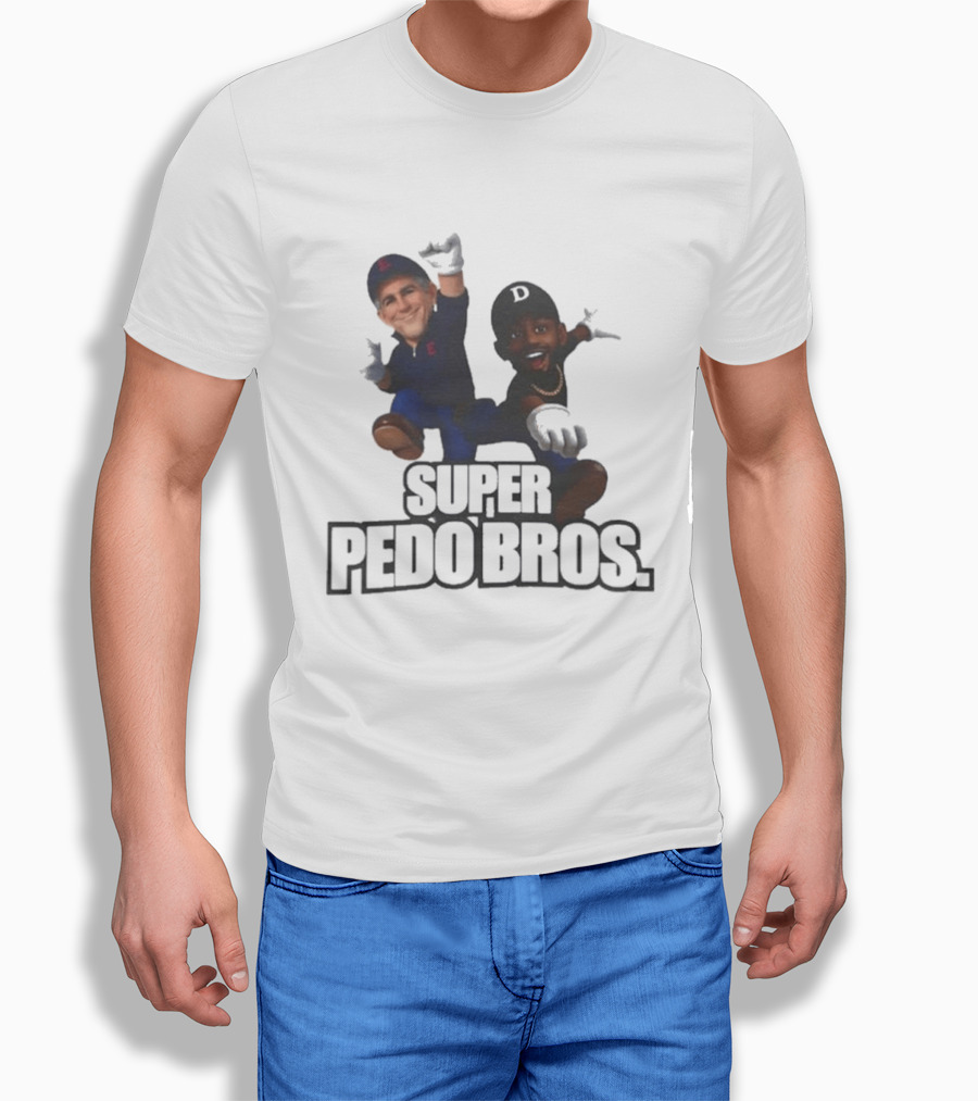 Super Pedo Bros Satire 8 Bit T-Shirt