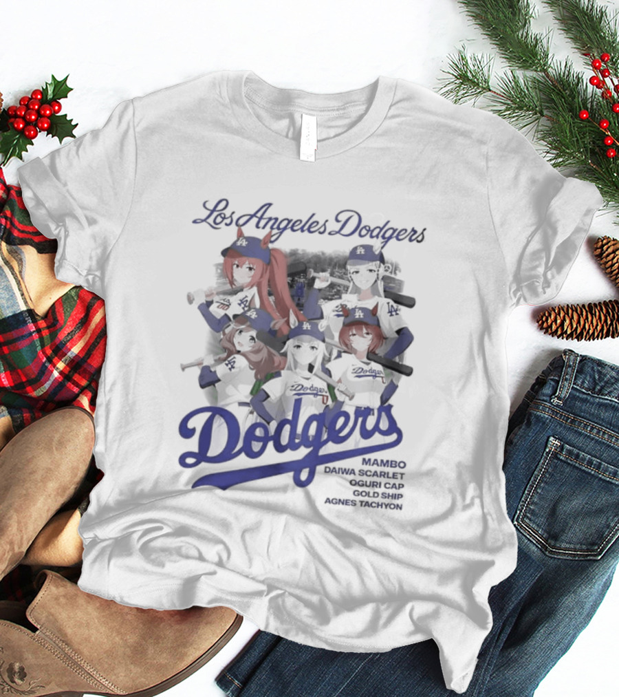 Los Angeles Dodgers Uma Musume Collaboration T-Shirt