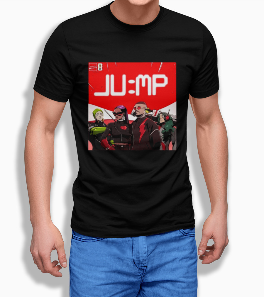 Jump J Balvin Amber Mark Steve Vai Travis Barker Coca Cola Anthem FIFA World Cup 2026 T-Shirt