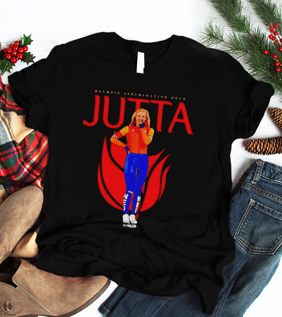 Jutta Leerdam Olympic Speedskating Gold Victory Moment T-Shirt