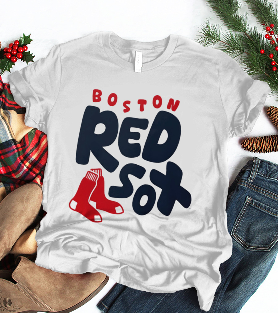Boston Red Sox Bubble Crew Neck Baseball T-Shirt