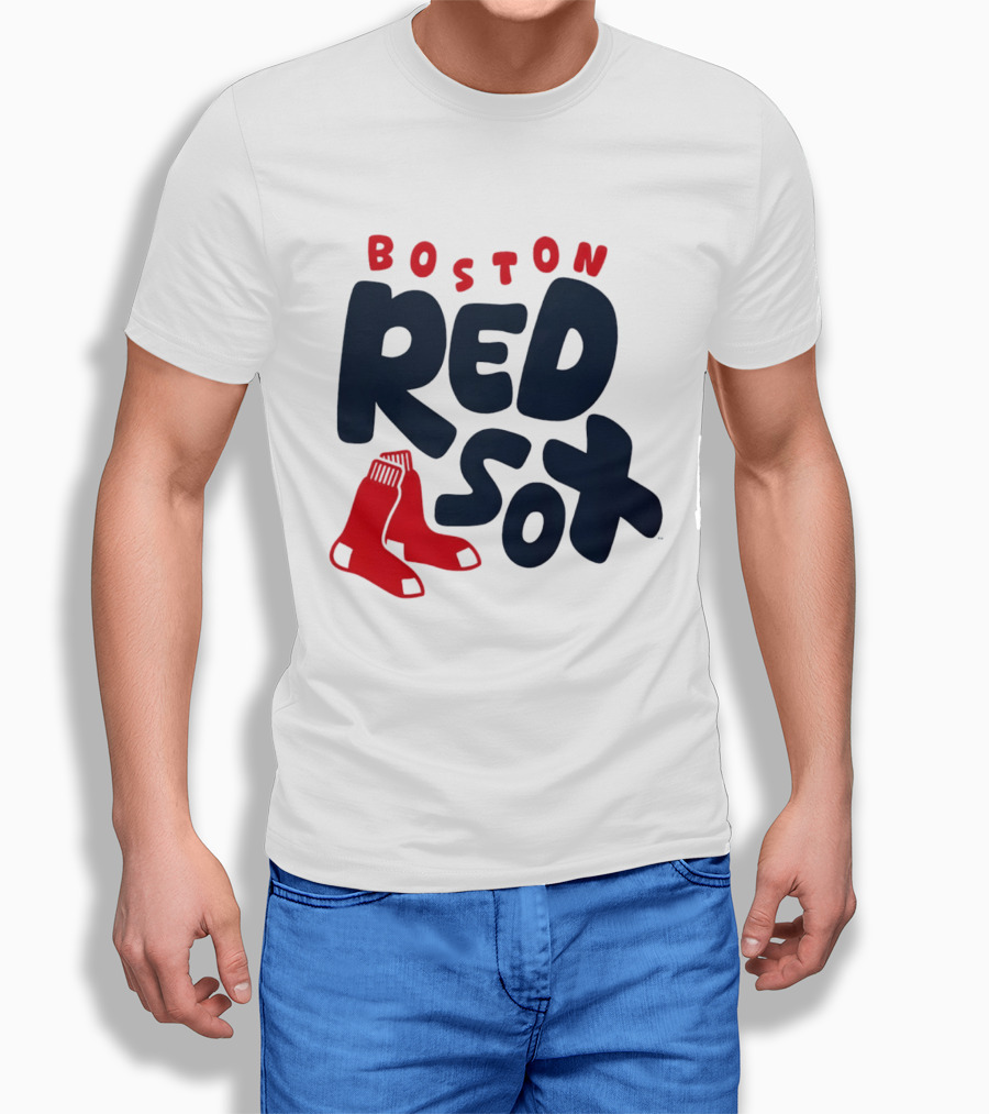 Boston Red Sox Bubble Crew Neck Baseball T-Shirt