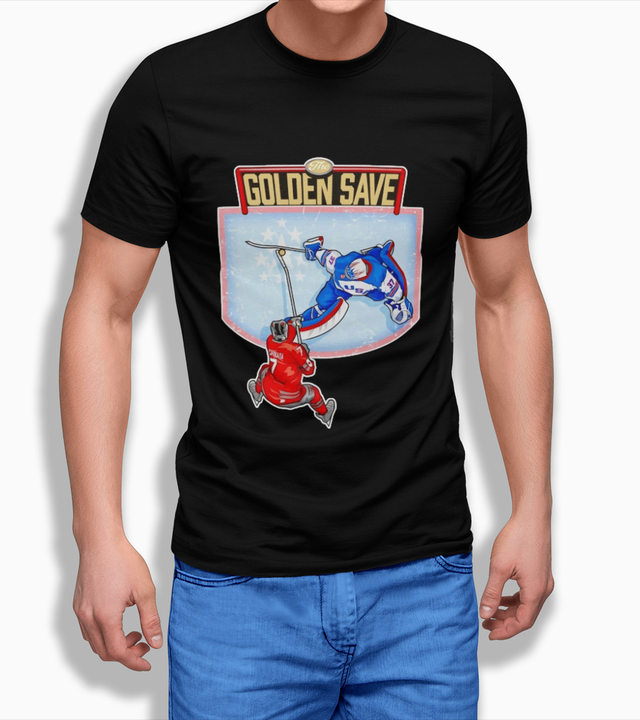 USA Hockey The Golden Save Canada Matchup T-Shirt