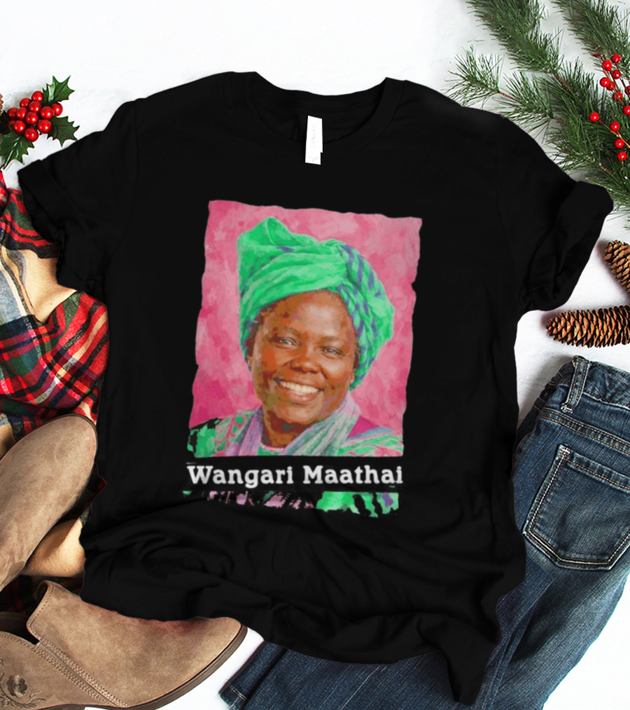 Wangari Maathai Green Turban T-Shirt