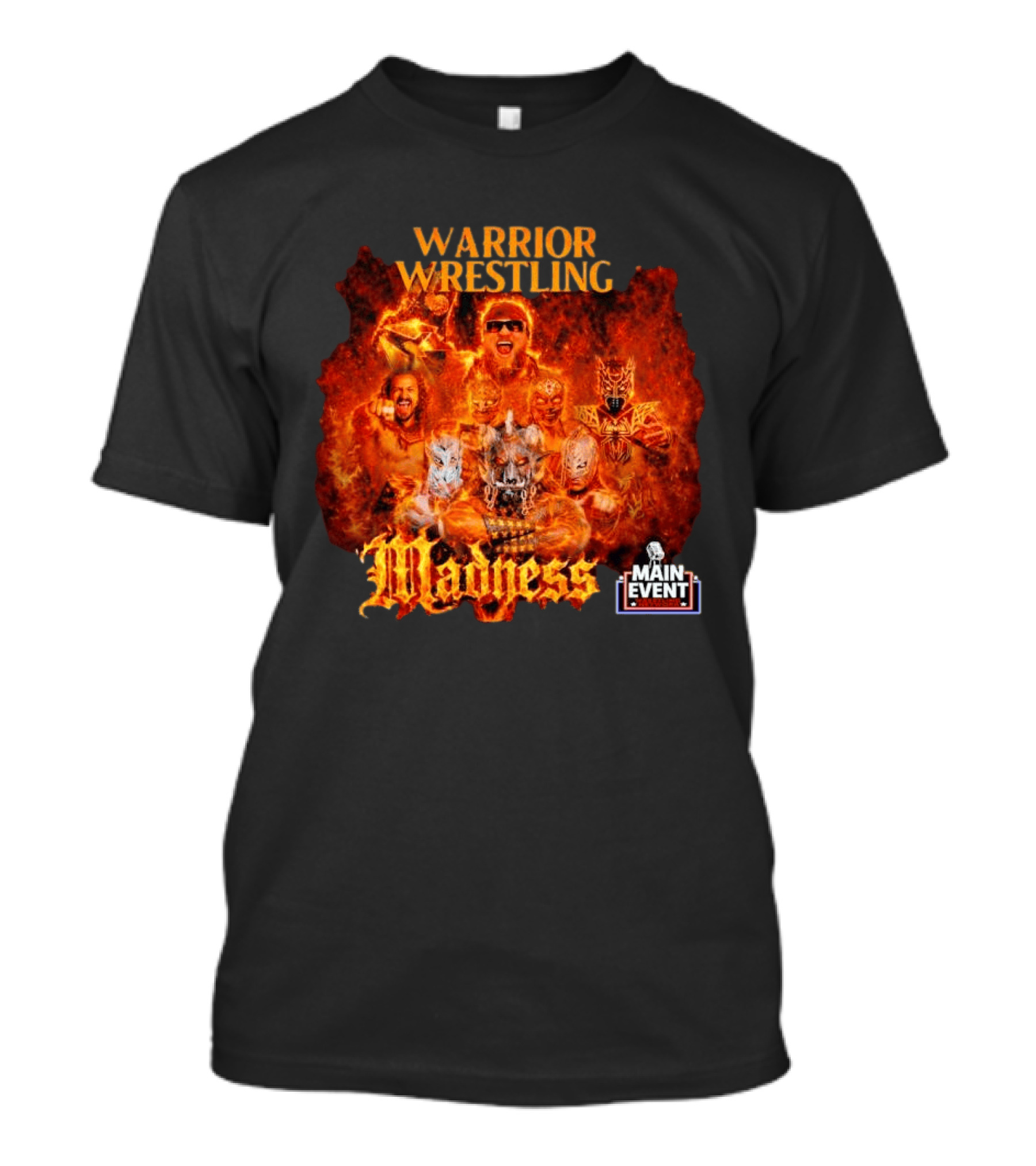 Warrior Wrestling Madness Main Event Network T-Shirt