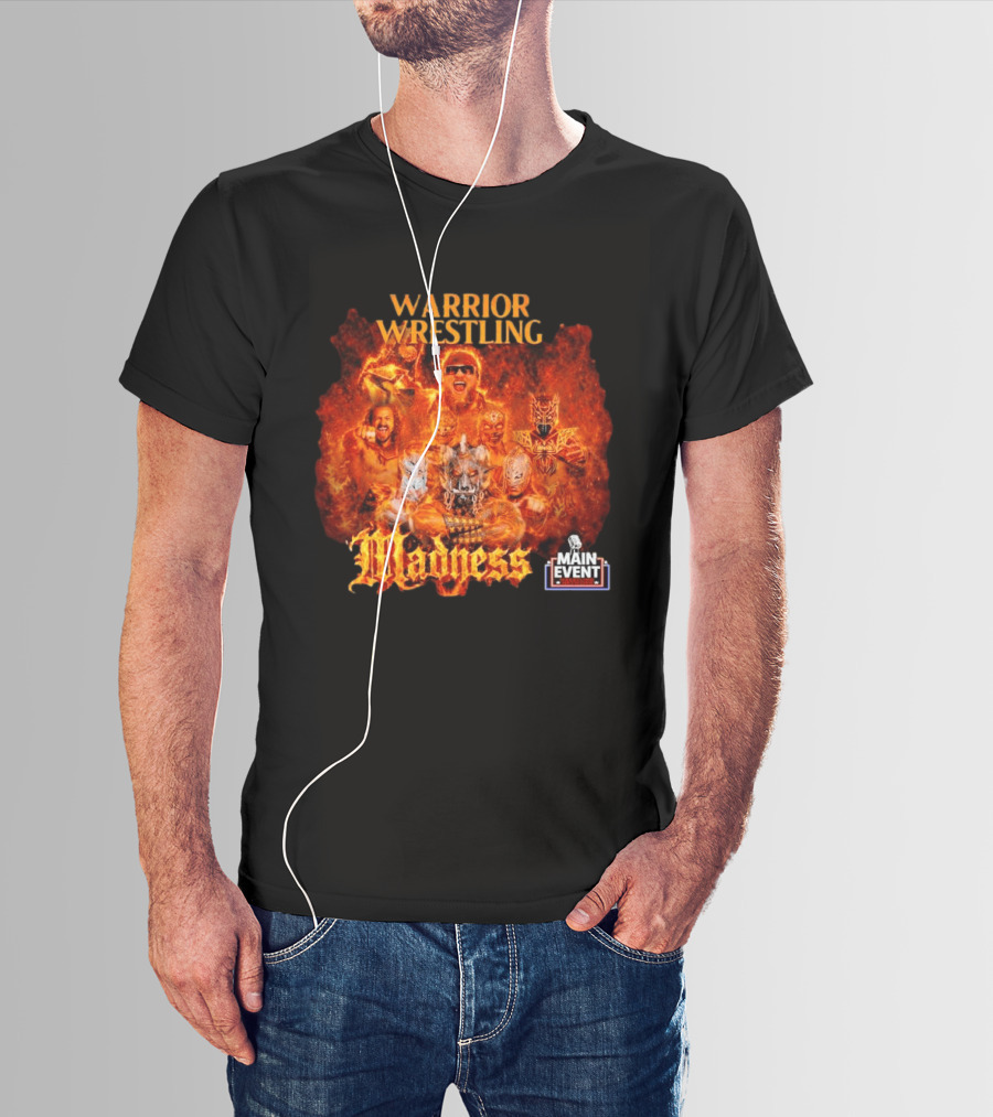 Warrior Wrestling Madness Main Event Network T-Shirt