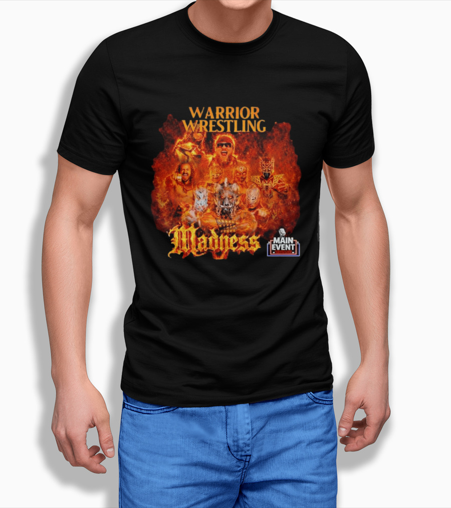 Warrior Wrestling Madness Main Event Network T-Shirt