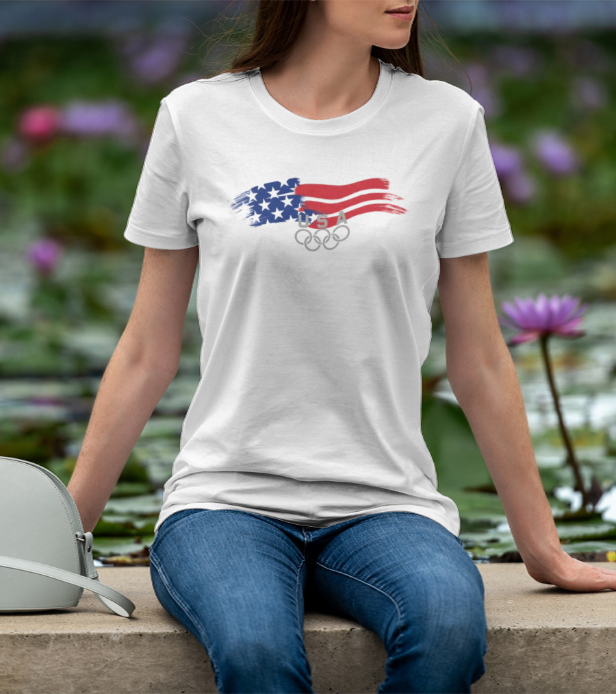 USA 2026 Winter Olympics Stars And Stripes T-Shirt