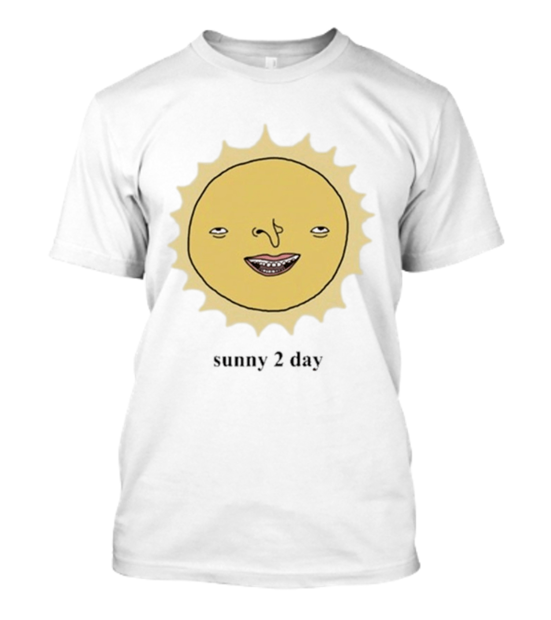 Blink Industries Igiktnty Sunny 2 Day Smiling Sun Face T-Shirt