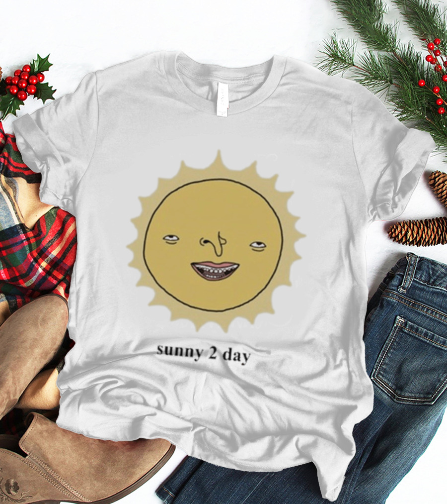 Blink Industries Igiktnty Sunny 2 Day Smiling Sun Face T-Shirt