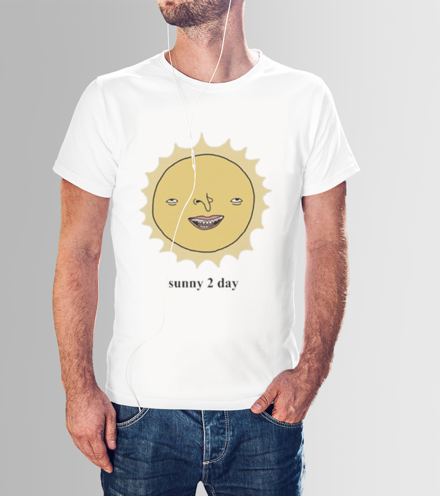 Blink Industries Igiktnty Sunny 2 Day Smiling Sun Face T-Shirt