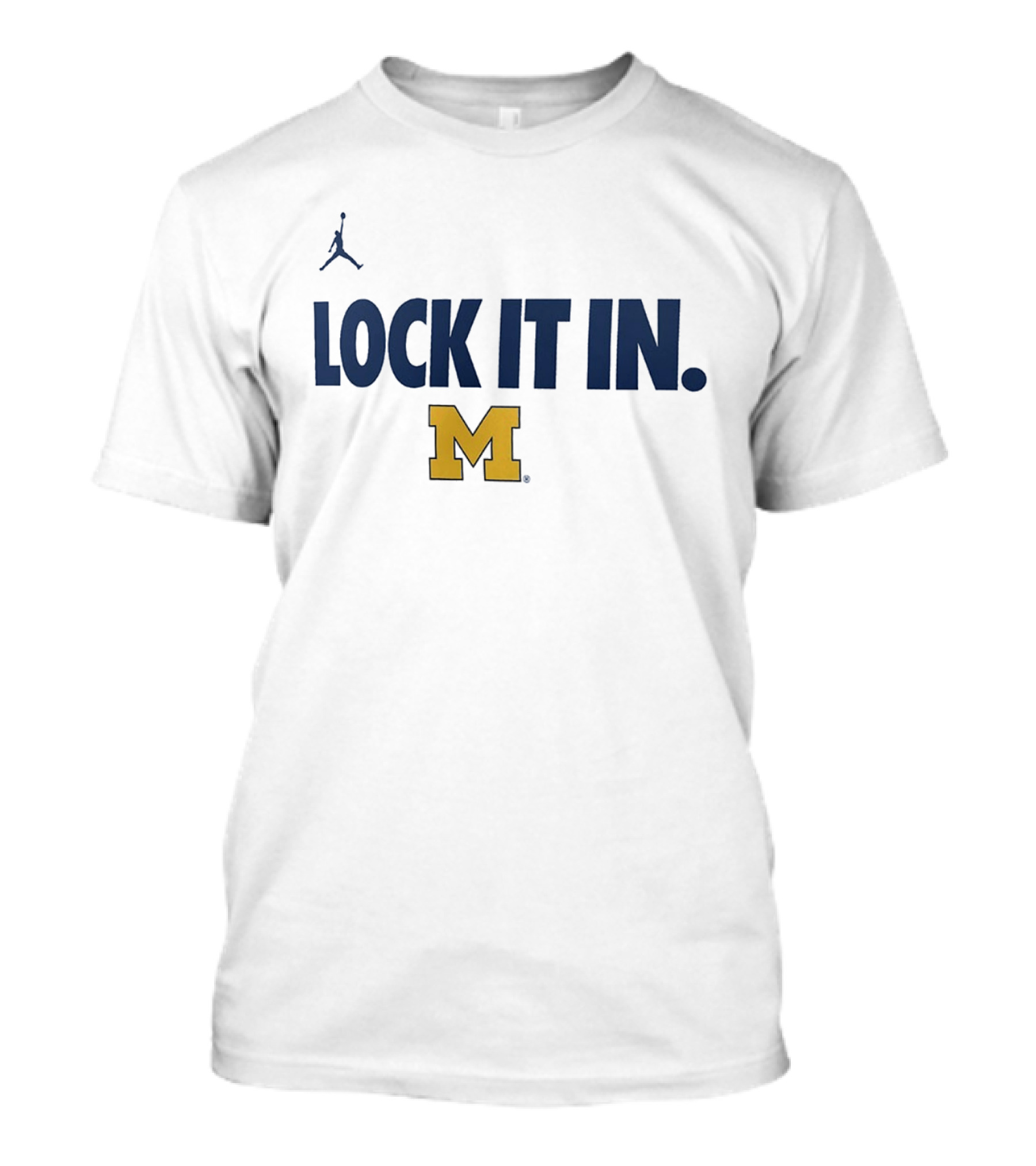 Jordan Michigan Wolverines Lock It In M T-Shirt