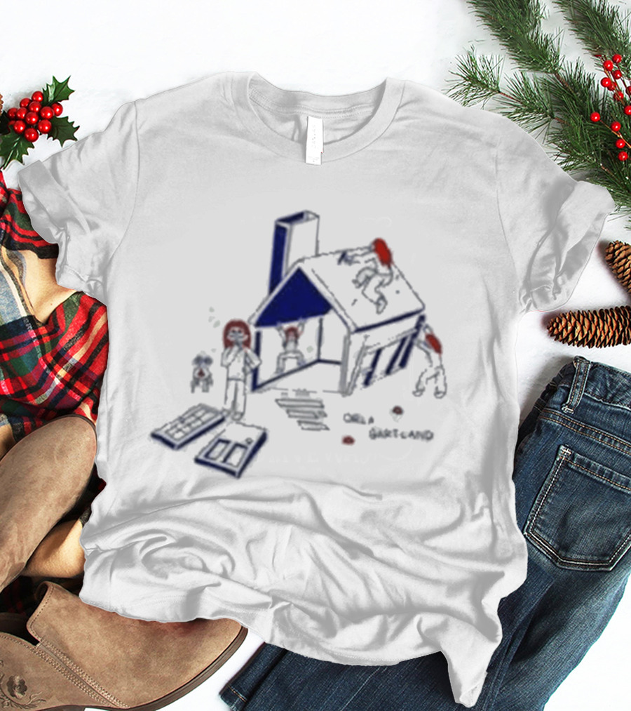 Orla Gartland A Work In Progress House Art Playful Red Haired Characters T-Shirt