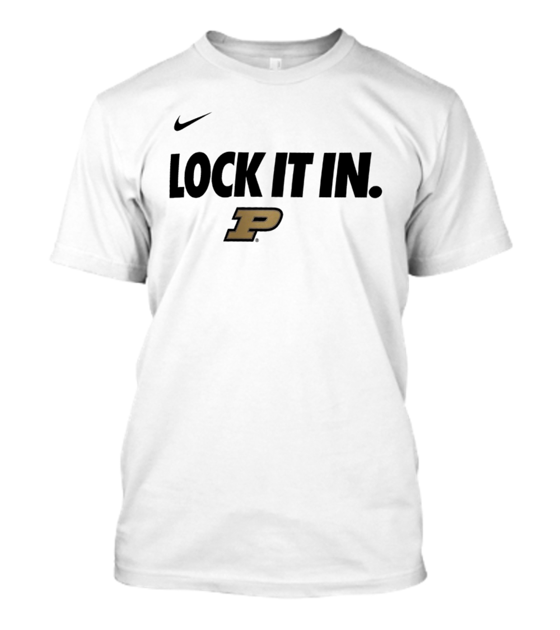 Nike Purdue Boilermakers Lock It In P Logo 2026 WCC T-Shirt