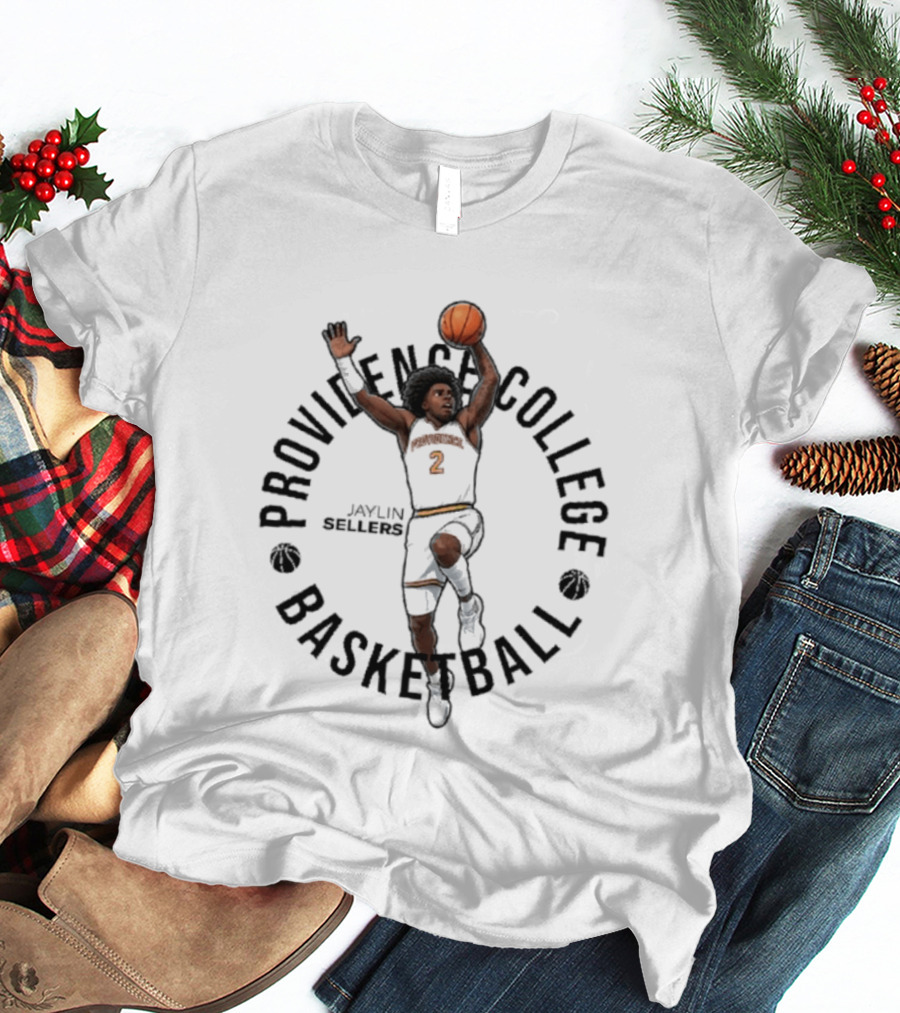 Providence College Basketball Jaylin Sellers Replica T-Shirt