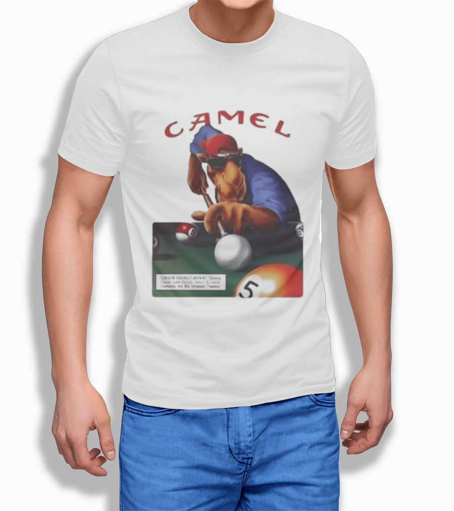 Camel 75th Birthday Joe Pool Player T-Shirt