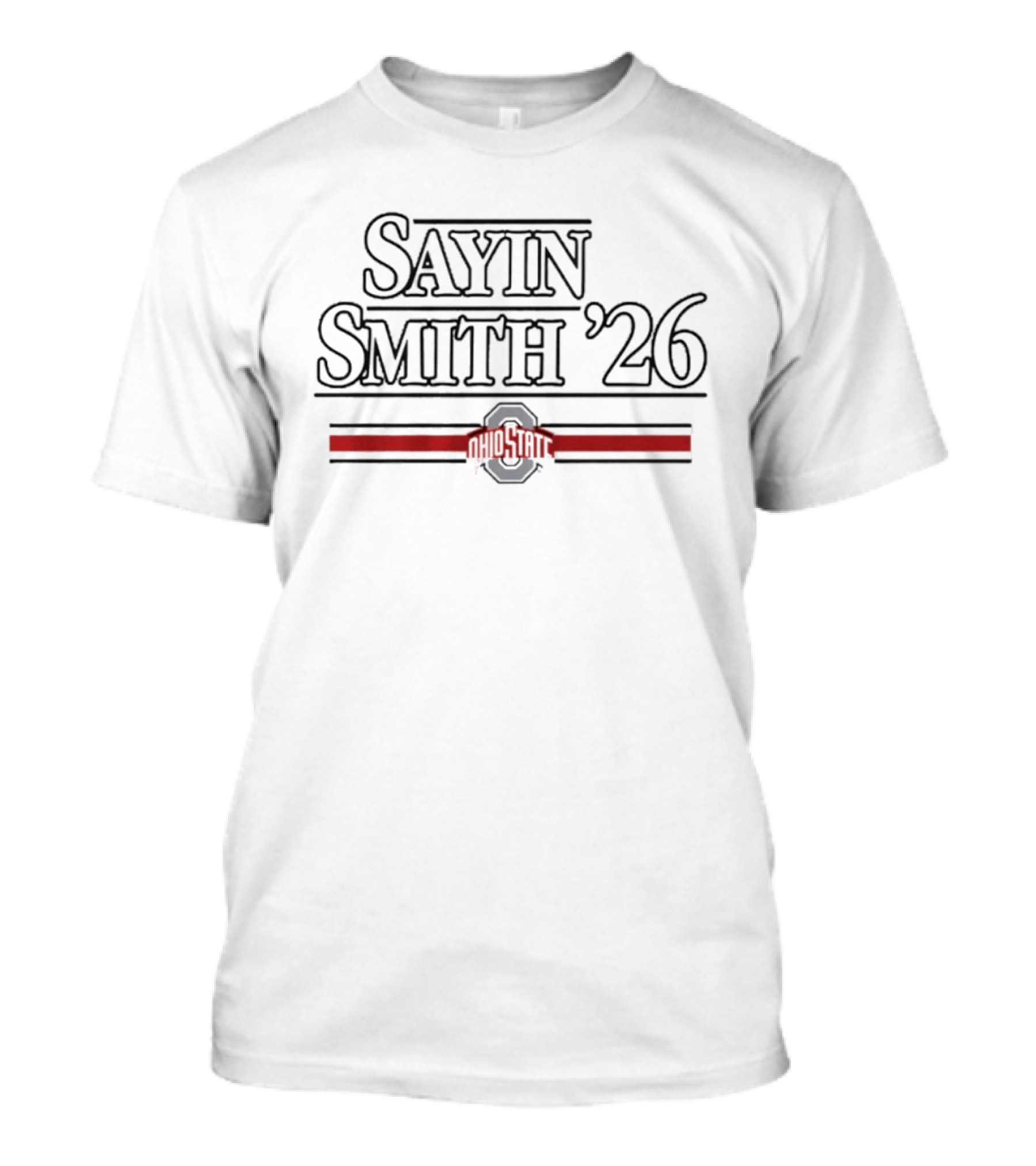 Sayin Smith '26 Ohio State Buckeyes T-Shirt