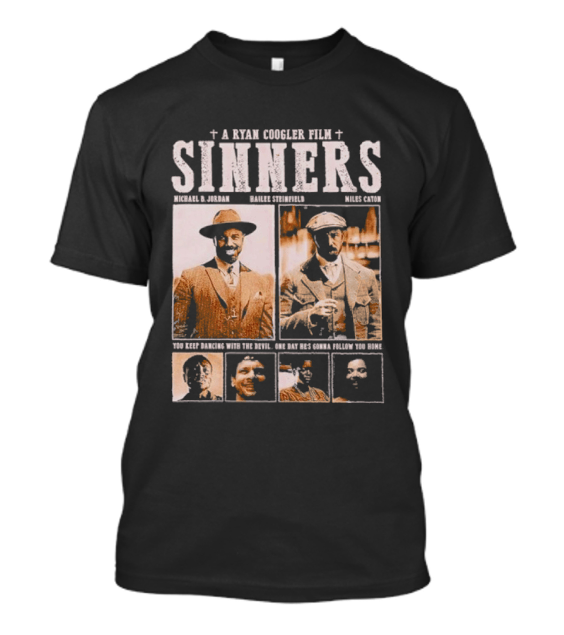 A Ryan Coogler Film Sinners Michael B Jordan Daniel Kaluuya Brian Tyree Henry Mahershala Ali T-Shirt