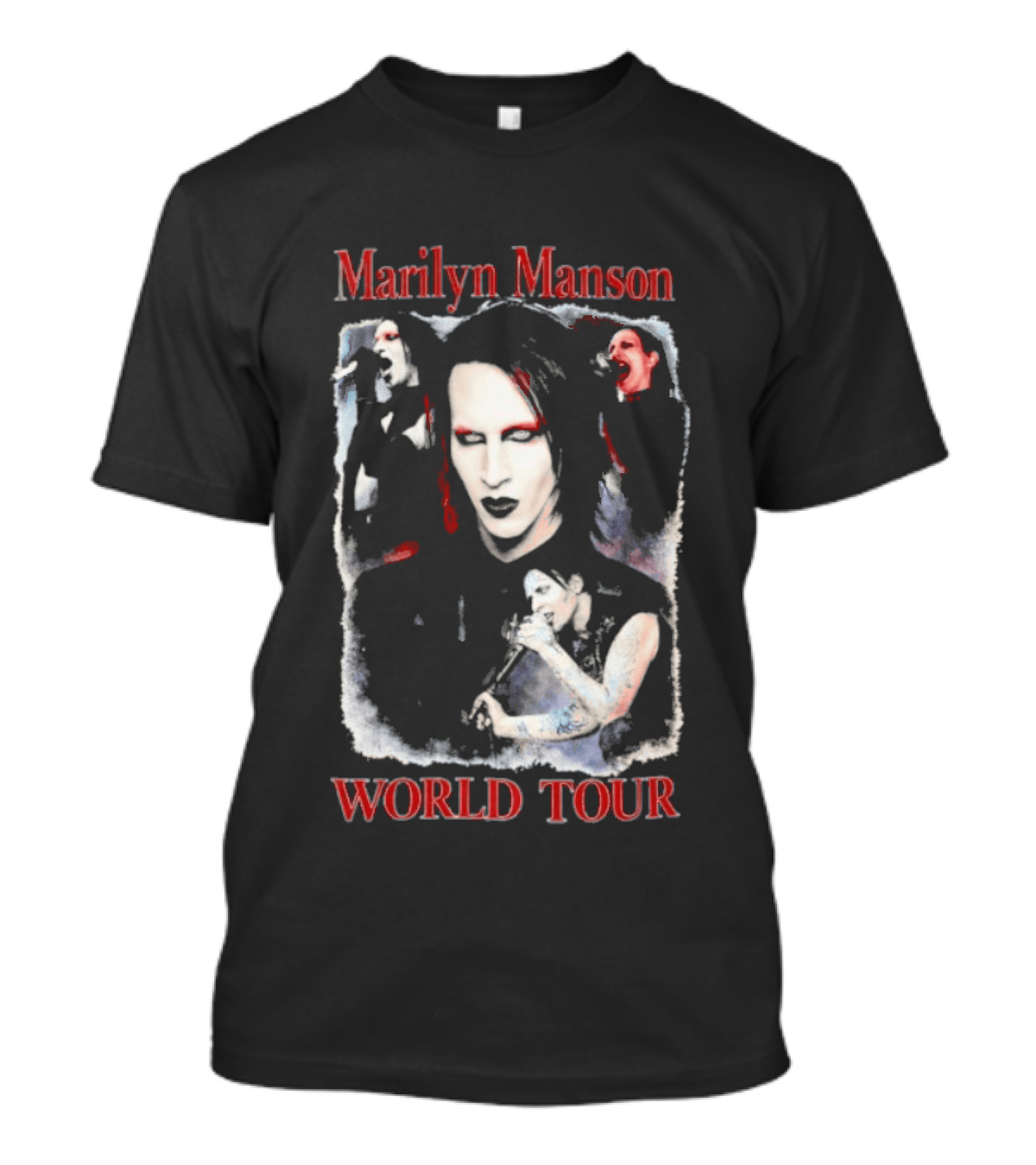 Marilyn Manson World Tour Gothic Rock T-Shirt