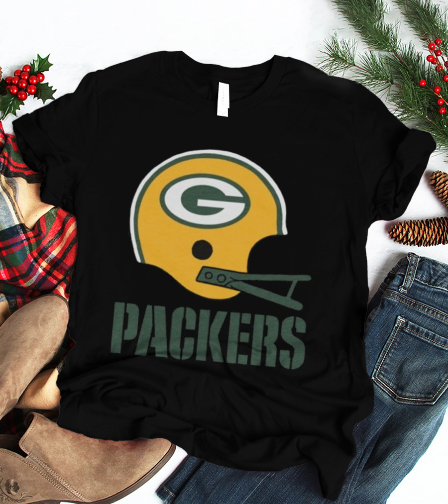Green Bay Packers Helmet G Icon Packers T-Shirt