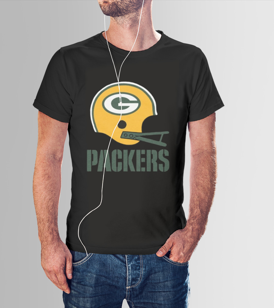 Green Bay Packers Helmet G Icon Packers T-Shirt