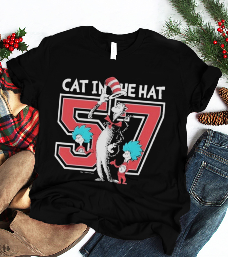 Cat In The Hat 57 Thing One And Thing Two T-Shirt