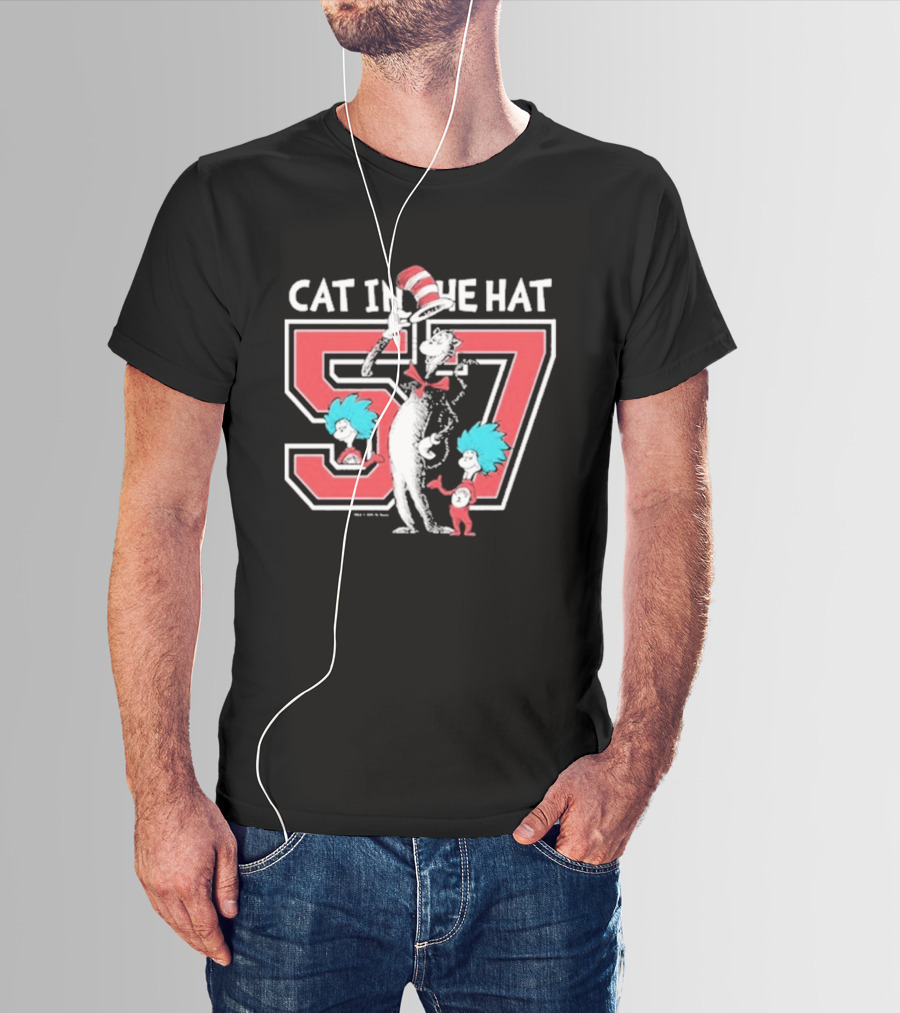 Cat In The Hat 57 Thing One And Thing Two T-Shirt