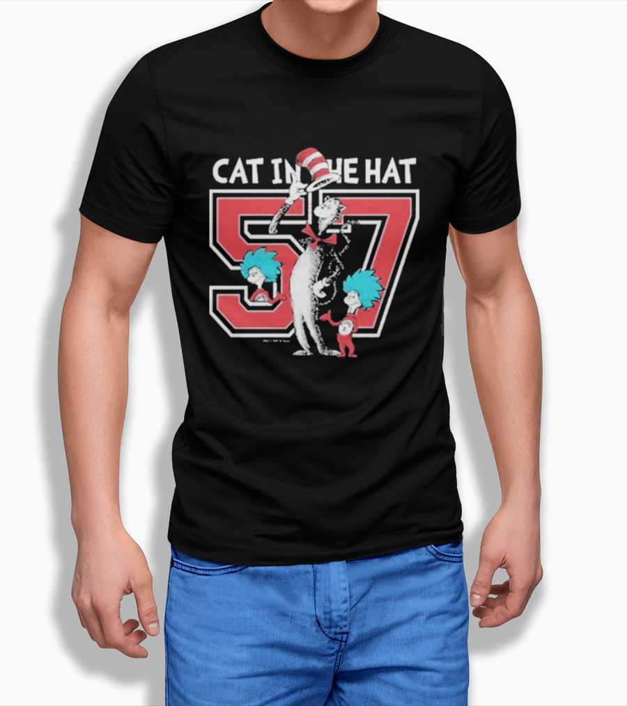 Cat In The Hat 57 Thing One And Thing Two T-Shirt