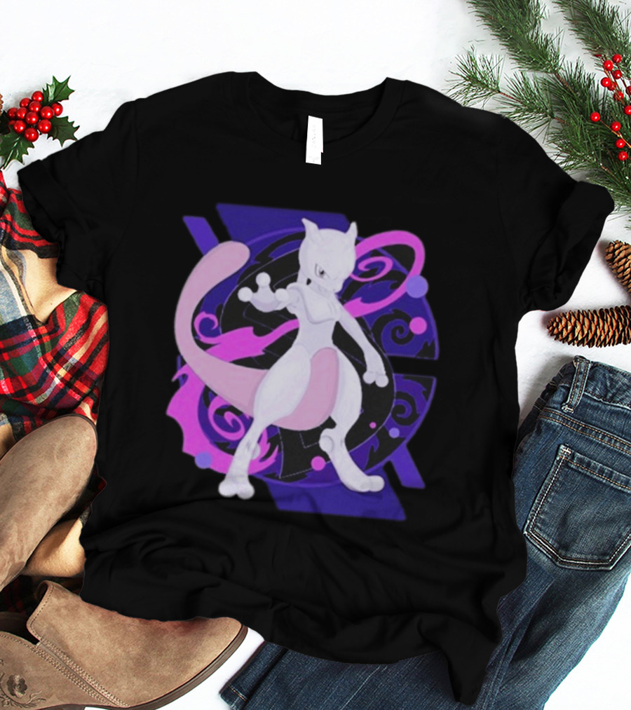 Mewtwo Pokemon Go Fest 2026 Psychedelic T-Shirt