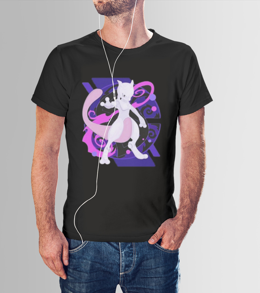 Mewtwo Pokemon Go Fest 2026 Psychedelic T-Shirt