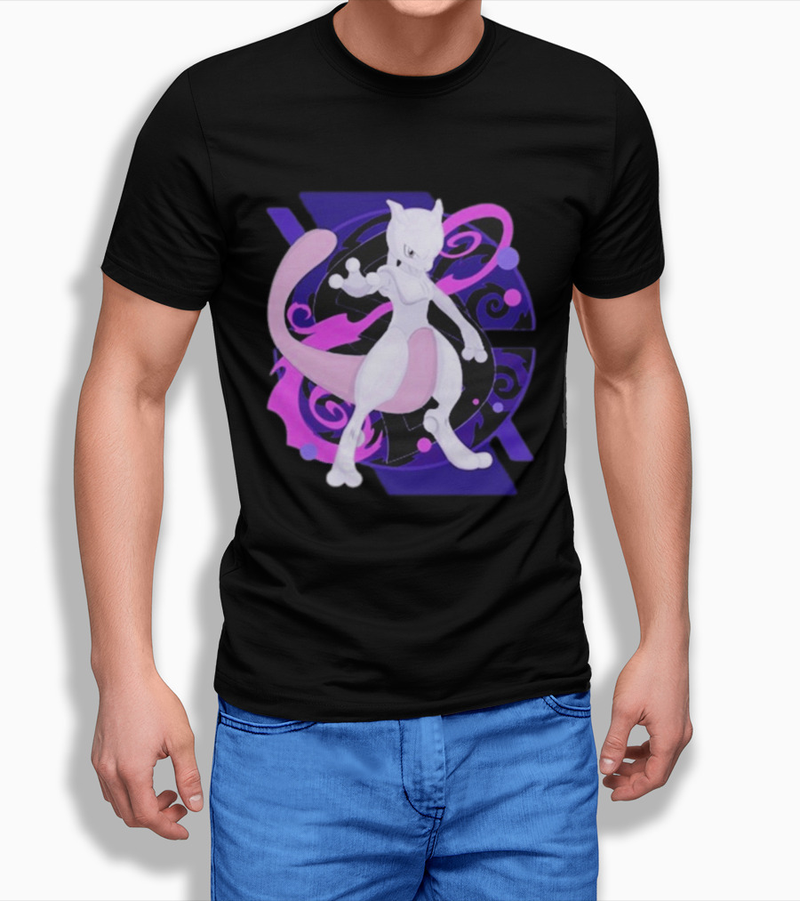 Mewtwo Pokemon Go Fest 2026 Psychedelic T-Shirt