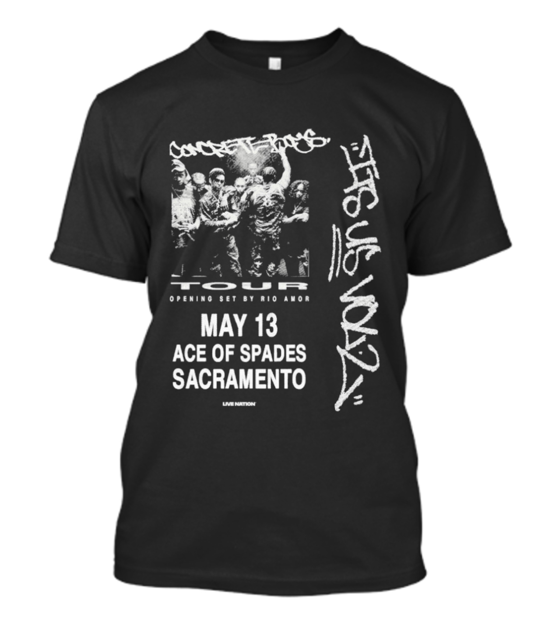 Concrete Boys 2026 Tour Opening Set May 13 Ace Of Spades Sacramento Its US Vol 2 T-Shirt